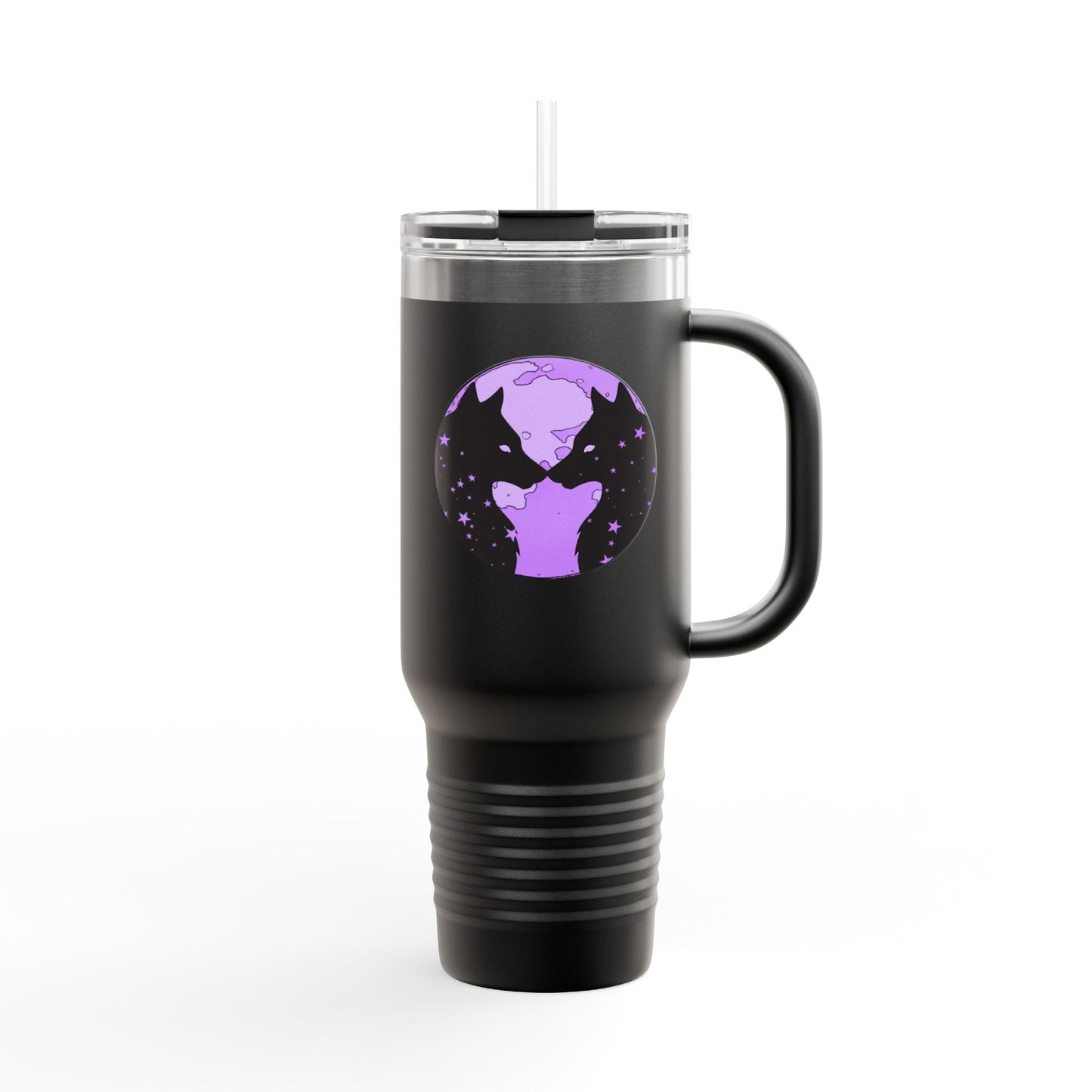 Kissing Wolves Insulated Travel Mug, 40oz