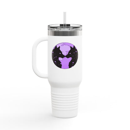 Kissing Wolves Insulated Travel Mug, 40oz