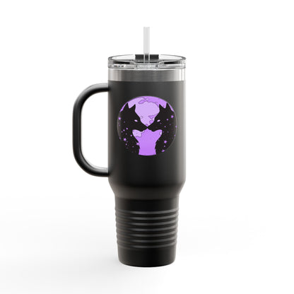 Kissing Wolves Insulated Travel Mug, 40oz